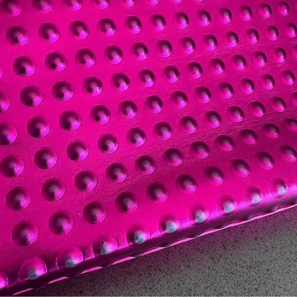 GEAR Vibrant Pink Textured 80’s Classic Dylan Clutch